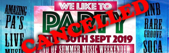 Buy Tickets For Cancelled We Like To Party The