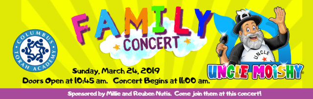Buy Tickets For Family Concert For Family Concert Featuring Uncle Moishy At Columbus Torah Academy Sun Mar 24 2019 Thanks to everyone who came out to support camp hasc. concert featuring uncle moishy