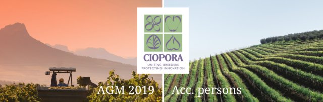 Buy Agm 2019 Tickets For Accompanying Persons Ciopora - 
