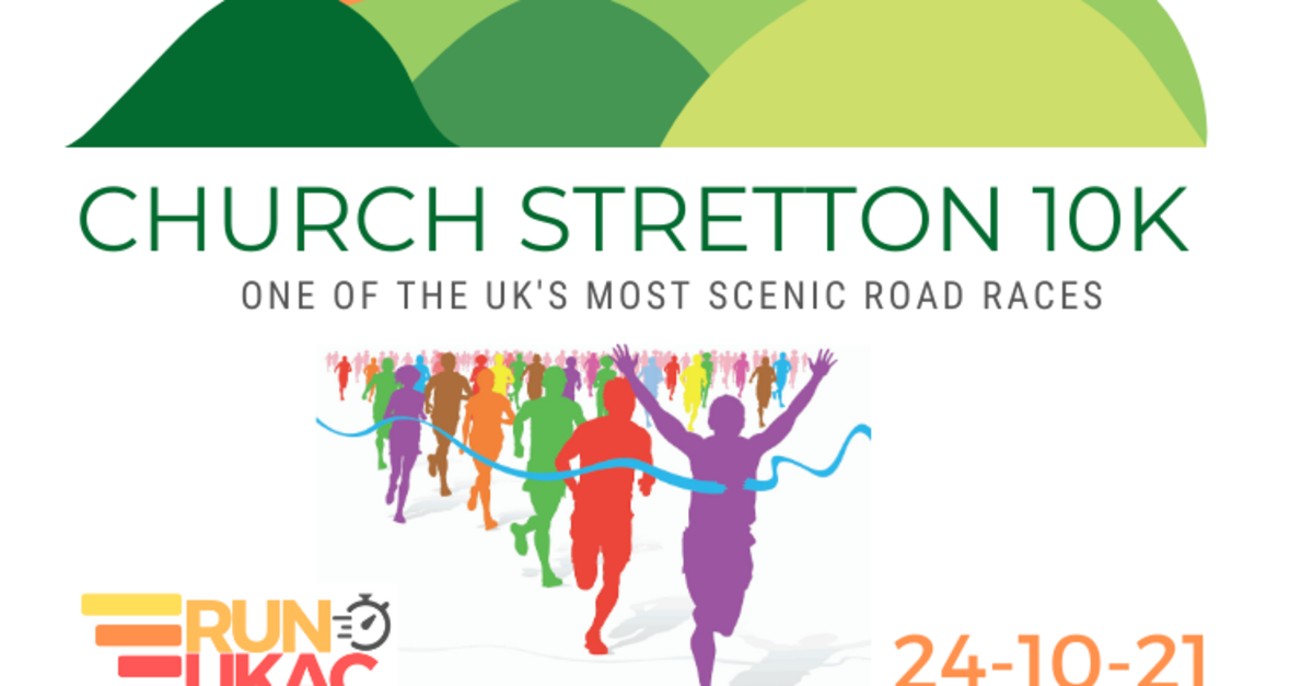 Buy tickets for Church Stretton 10K at Rectory Fields, Sun 24 Oct 2021 ...