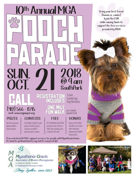 Register For 10th Annual Mga Pooch Parade At South Park Harbor Ethelbert Shelters Sun 21 October 2018