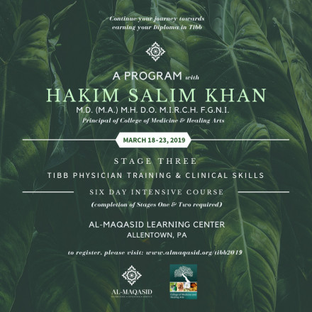 Buy tickets – A Program with Hakim Salim Khan - Tibb Stages 1-3 – Al ...