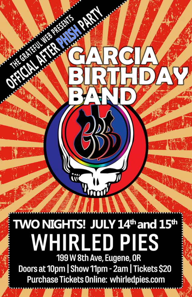 Garcia Birthday Band at Whirled Pies in Eugene Oregon
