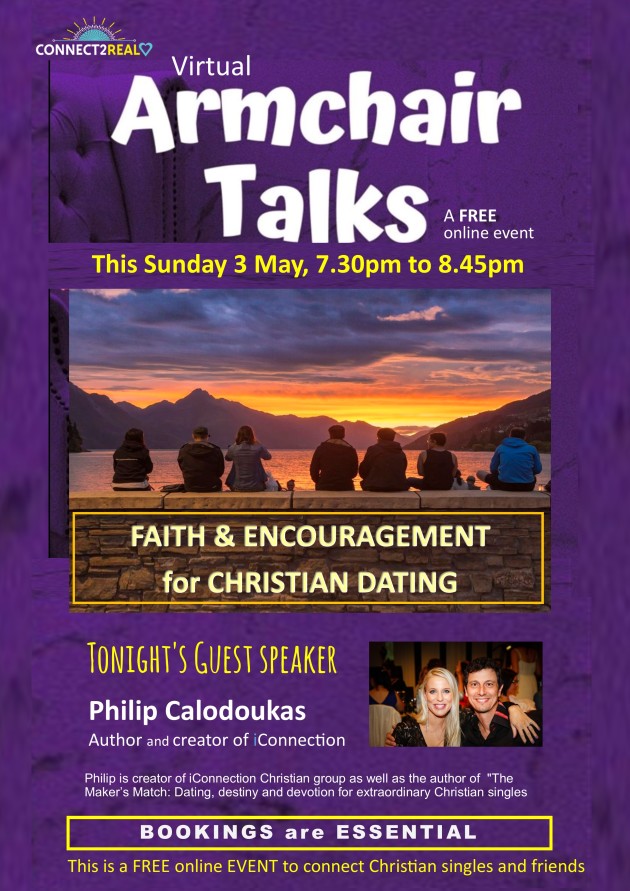 Join The Guestlist For Armchair Talk On Faith Encouragement For Christian Dating Free Online Event Sun 3 May 2020