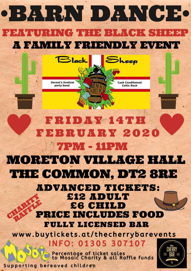 Buy Tickets For Valentines Day Barn Dance At Moreton Village Hall