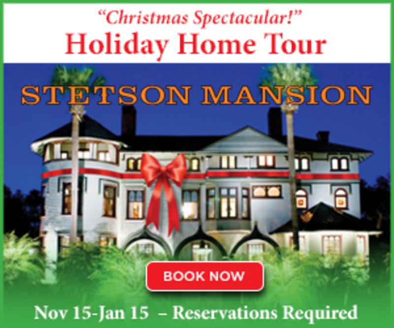 Sold Out for Dec 13, 2019 Stetson Mansion "Christmas Spectacular!" Holiday Home Tour at Stetson