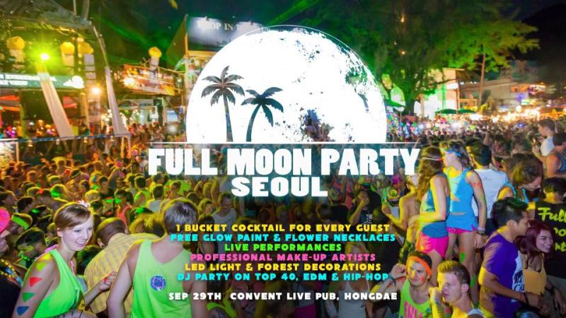 Buy Tickets For Full Moon Party Seoul 8 At Convent Hongdae