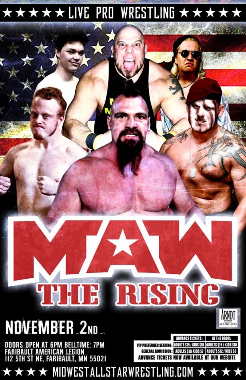 Buy tickets for MAW The Rising at Fairbault American Legion, Sat Nov 2